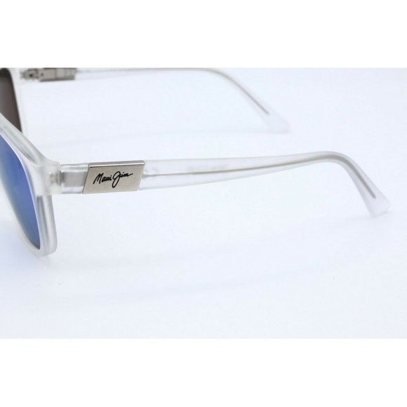 Maui Jim Wakea MJ 745-05CM Square Crystal Sunglasses Polarized Blue Len 55mm (B) - Picture 4 of 8